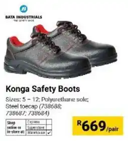 Builders Warehouse Konga Safety Boots offer