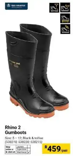 Builders Warehouse Rhino 2 Gumboots offer