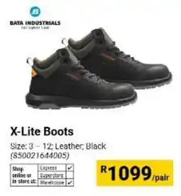 Builders Warehouse BATA INDUSTRIALS X-Lite Boots offer