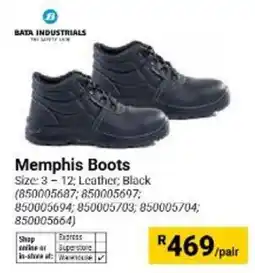 Builders Warehouse BATA INDUSTRIALS Memphis Boots offer