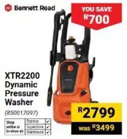 Builders Warehouse Bennett Read XTR2200 Dynamic Pressure Washer offer