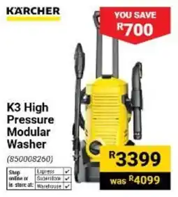 Builders Warehouse KARCHER K3 High Pressure Modular Washer offer