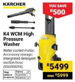 Builders Warehouse K4 WCM High Pressure Washer offer