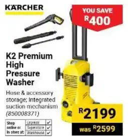 Builders Warehouse KARCHER K2 Premium High Pressure Washer offer