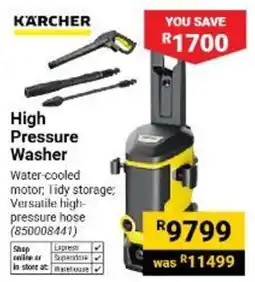 Builders Warehouse Kärcher High Pressure Washer offer