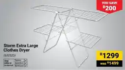 Builders Warehouse Storm Extra Large Clothes Dryer offer