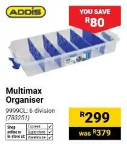 Builders Warehouse Addis Multimax Organiser offer