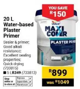 Builders Warehouse Dulux Maxi Cover Plaster Primer offer