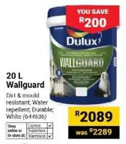 Builders Warehouse Dulux Wallguard offer