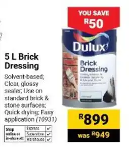 Builders Warehouse Dulux Brick Dressing offer