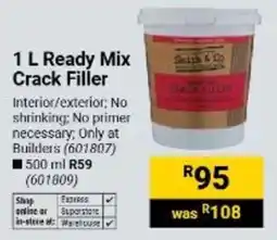 Builders Warehouse 1 L Ready Mix Crack Filler offer