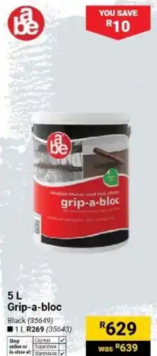 Builders Warehouse grip-a-bloc offer