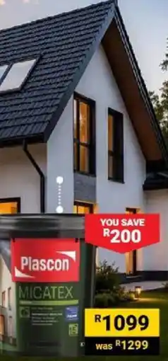 Builders Warehouse Plascon MICATEX offer