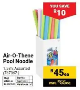 Builders Warehouse Air-O-Thene Pool Noodle Assorted offer