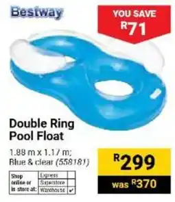 Builders Warehouse Bestway Double Ring Pool Float offer