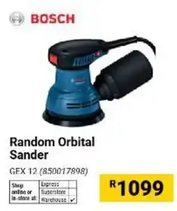Builders Warehouse BOSCH Random Orbital Sander offer