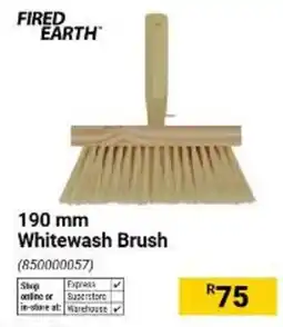 Builders Warehouse Fired Earth Whitewash Brush offer