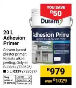 Builders Warehouse Duram Adhesion Primer offer