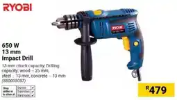 Builders Warehouse RYOBI 13 mm Impact Drill offer