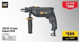 Builders Warehouse CAT 750 W 13 mm Impact Drill offer