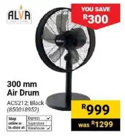 Builders Warehouse ALVA 300 mm Air Drum offer