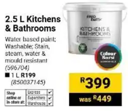 Builders Warehouse Fired Earth Kitchens & Bathrooms offer