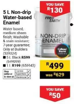 Builders Warehouse Fired Earth Non-drip Enamel offer