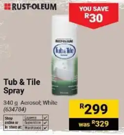 Builders Warehouse Rust-Oleum Tub & Tile Spray offer