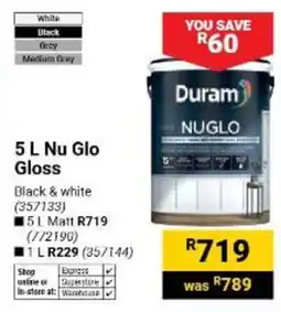 Builders Warehouse Duram Nu Glo Gloss offer