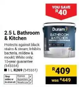 Builders Warehouse Duram Bathroom & Kitchen offer