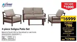 Builders Warehouse 4-piece Saligna Patio Set offer