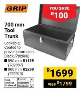Builders Warehouse GRIP 700 mm Tool Trunk offer