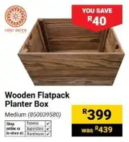 Builders Warehouse First Dutch Wooden Flatpack Planter Box offer