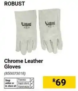 Builders Warehouse Chrome Leather Gloves offer
