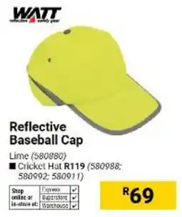 Builders Warehouse Reflective Baseball Cap offer
