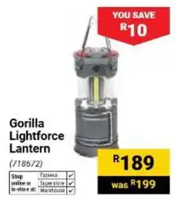 Builders Warehouse Gorilla Lightforce Lantern offer