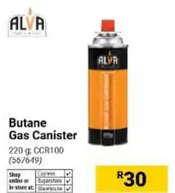 Builders Warehouse ALVA Butane Gas Canister offer