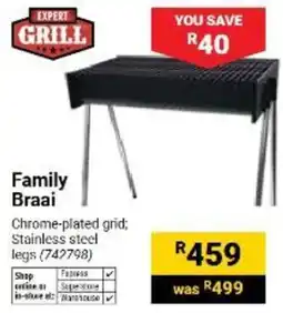 Builders Warehouse Expert Grill Family Braai offer