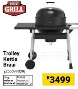 Builders Warehouse Expert Grill Trolley Kettle Braai offer