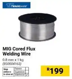 Builders Warehouse MIG Cored Flux Welding Wire offer