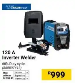 Builders Warehouse TRADEweld Inverter Welder offer