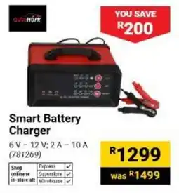 Builders Warehouse AutoHawk Smart Battery Charger offer