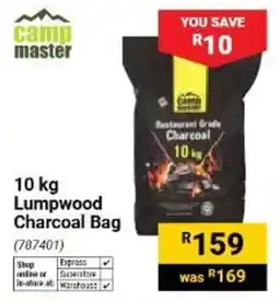 Builders Warehouse Camp Master Lumpwood Charcoal Bag offer