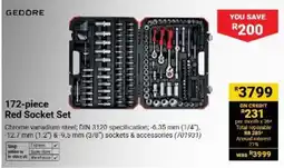 Builders Warehouse GEDORE 172-piece Red Socket Set offer
