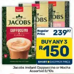 Pick n Pay Hypermarket Jacobs Instant Cappuccino or Mocha Assorted offer