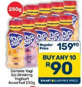 Danone Yogi Sip Drinking Yoghurt Assorted
