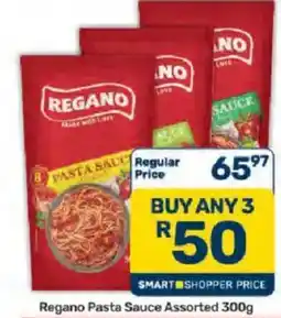Pick n Pay Hypermarket Regano Pasta Sauce Assorted offer