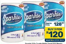 Pick n Pay Hypermarket Sparkle 2 Ply Jumbo Roller Towel offer