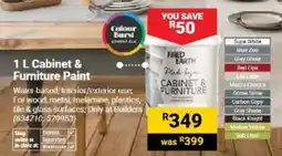 Builders Warehouse Fired Earth Cabinet & Furniture Paint offer