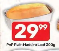 Pick n Pay PnP Plain Madeira Loaf 300g offer